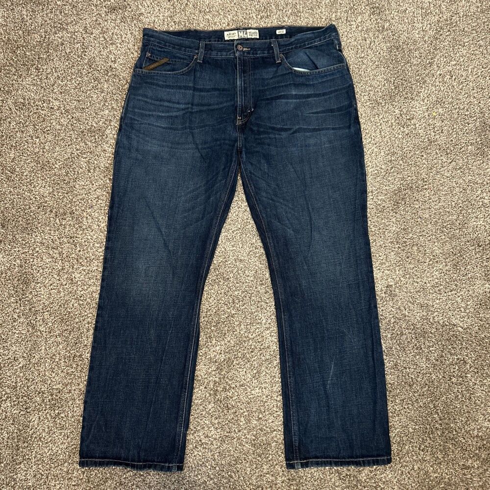 Ariat M4 Jeans Men's Size 40x32 Relaxed Bootcut Blue Loop Lock Mid Rise Cotton